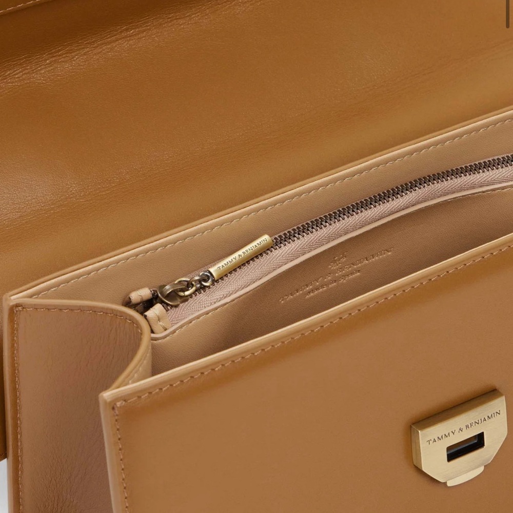 Tammy & Benjamin Brown Leather Satchel - Picture 4 of 6